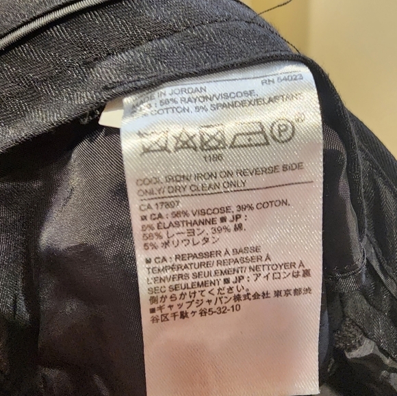Banana Republic black capri slim fit pant size 10P - Picture 3 of 12